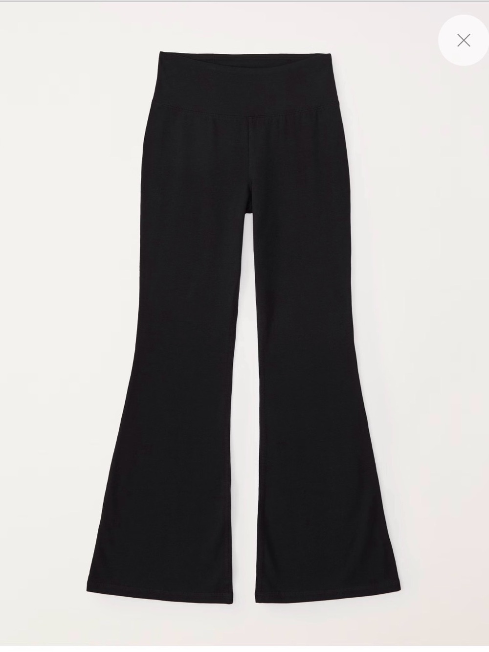 abercrombie kids Black Flared Leggings